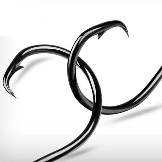 Vissershaken - 20 Stuks Carbon Staal - Sterk en Scherp — afbeelding 4