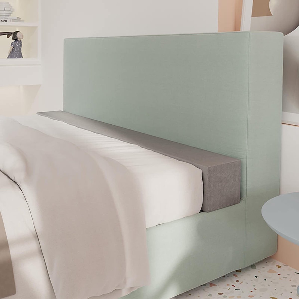 Bedspleetvuller - Afneembaar en wasbaar - 150x5x12cm