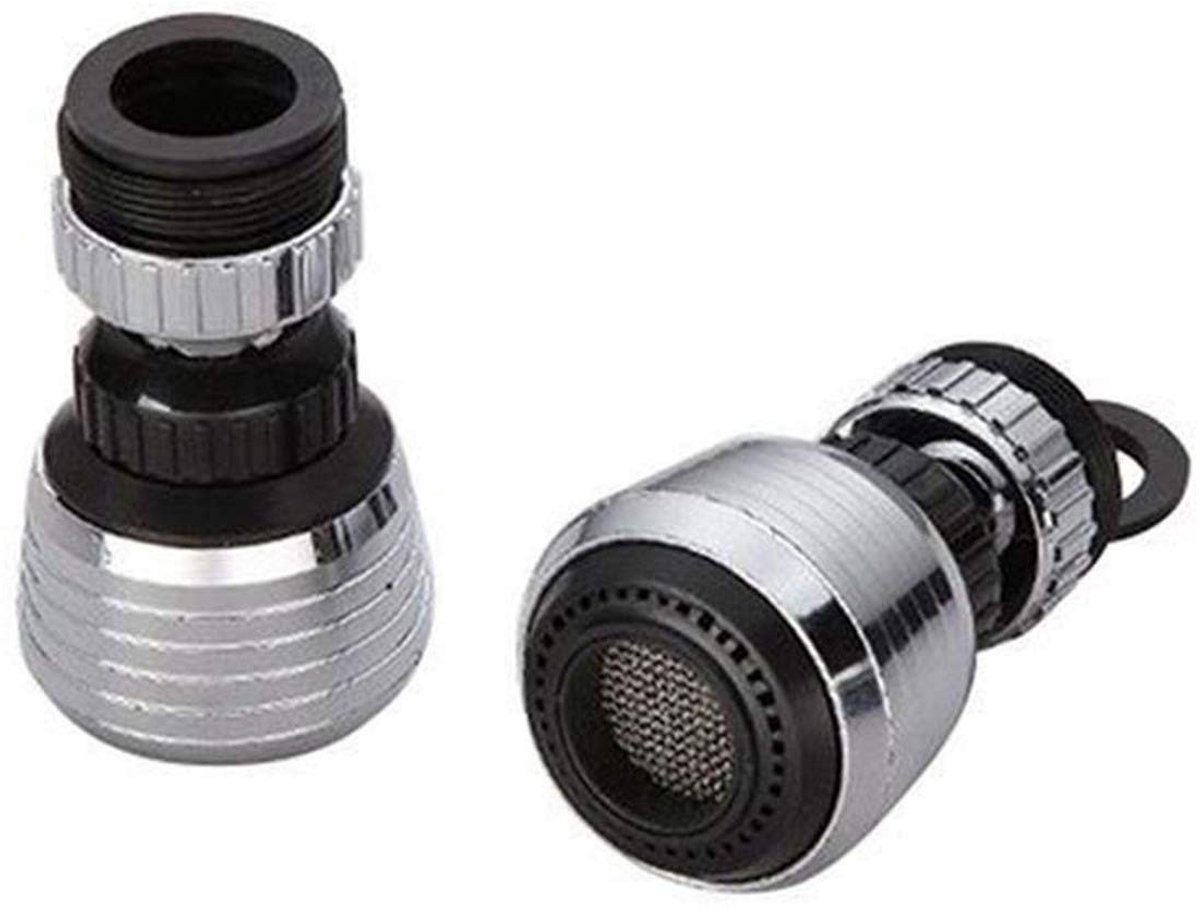 360 Graden Draaiende Waterbesparende Keukenaccessoires - 2 Stuks