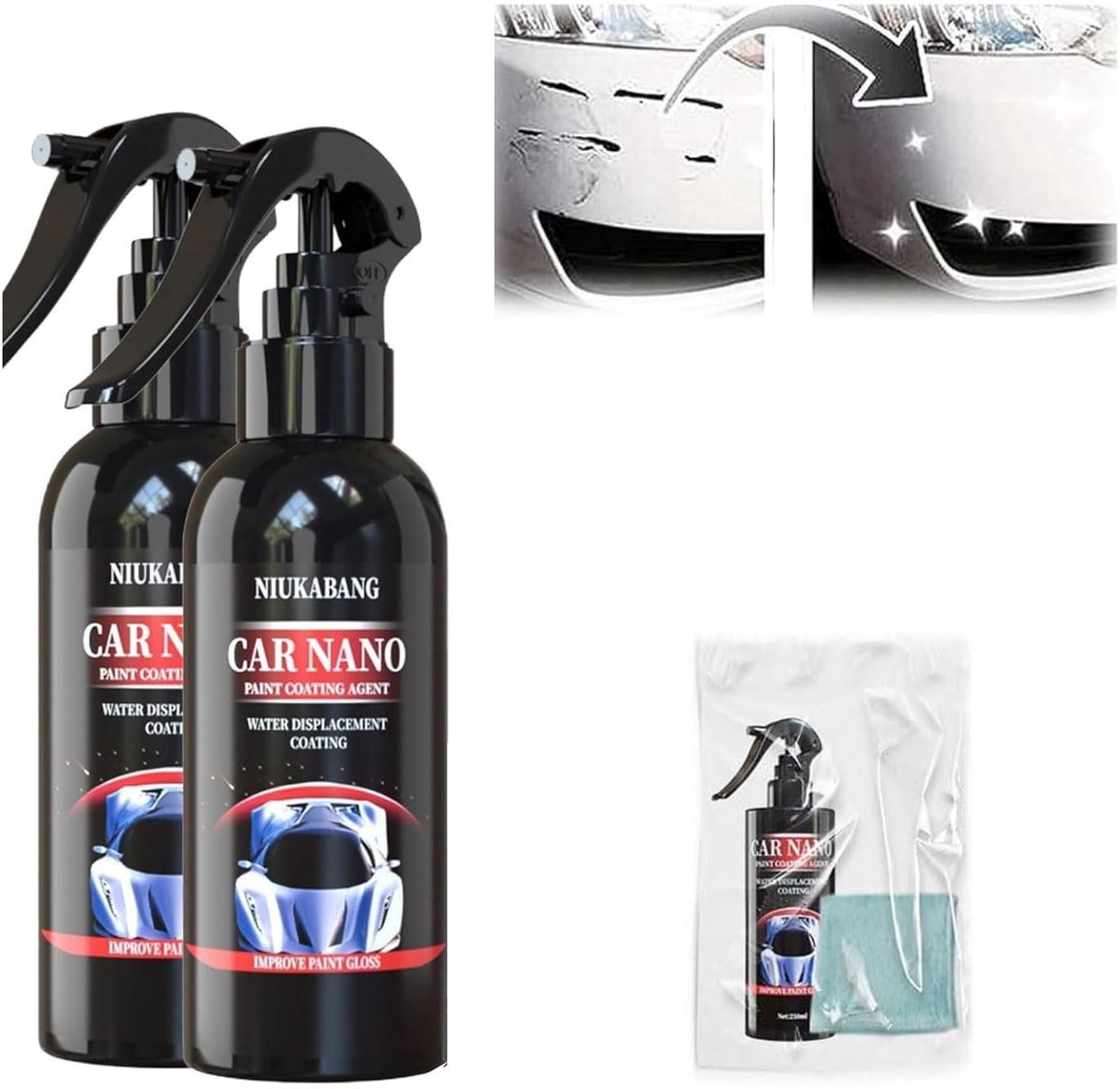 Nano Autospray - Snelle krashersteller en keramische coating