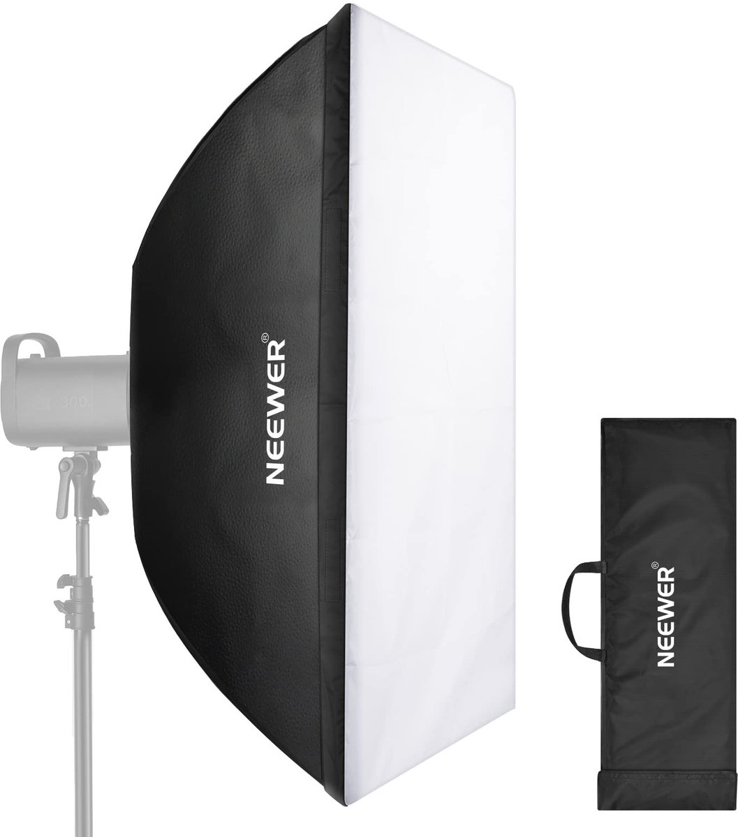 Softbox 60 x 90 cm - Rectangular - Inclusief Adapter