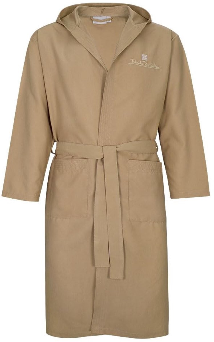 Microfibre Badjas Unisex - Zacht en Praktisch - Taupe
