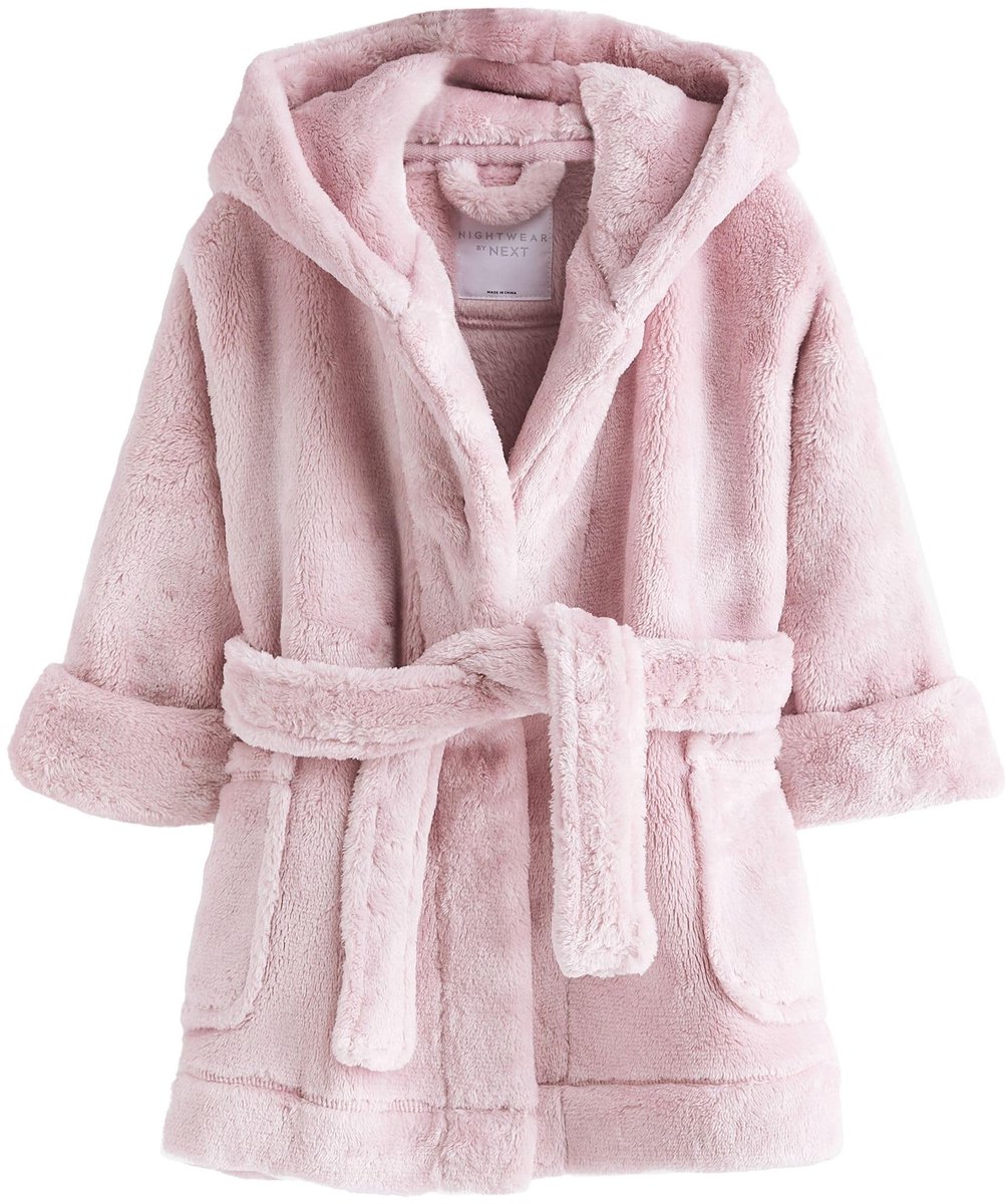 Zachte fleece ochtendjas voor meisjes - Roze