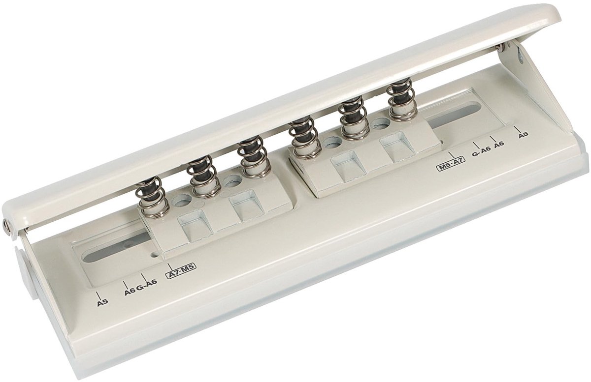 Verstelbare Gatenpons - 6-Hole A5/A6/A7 - Wit