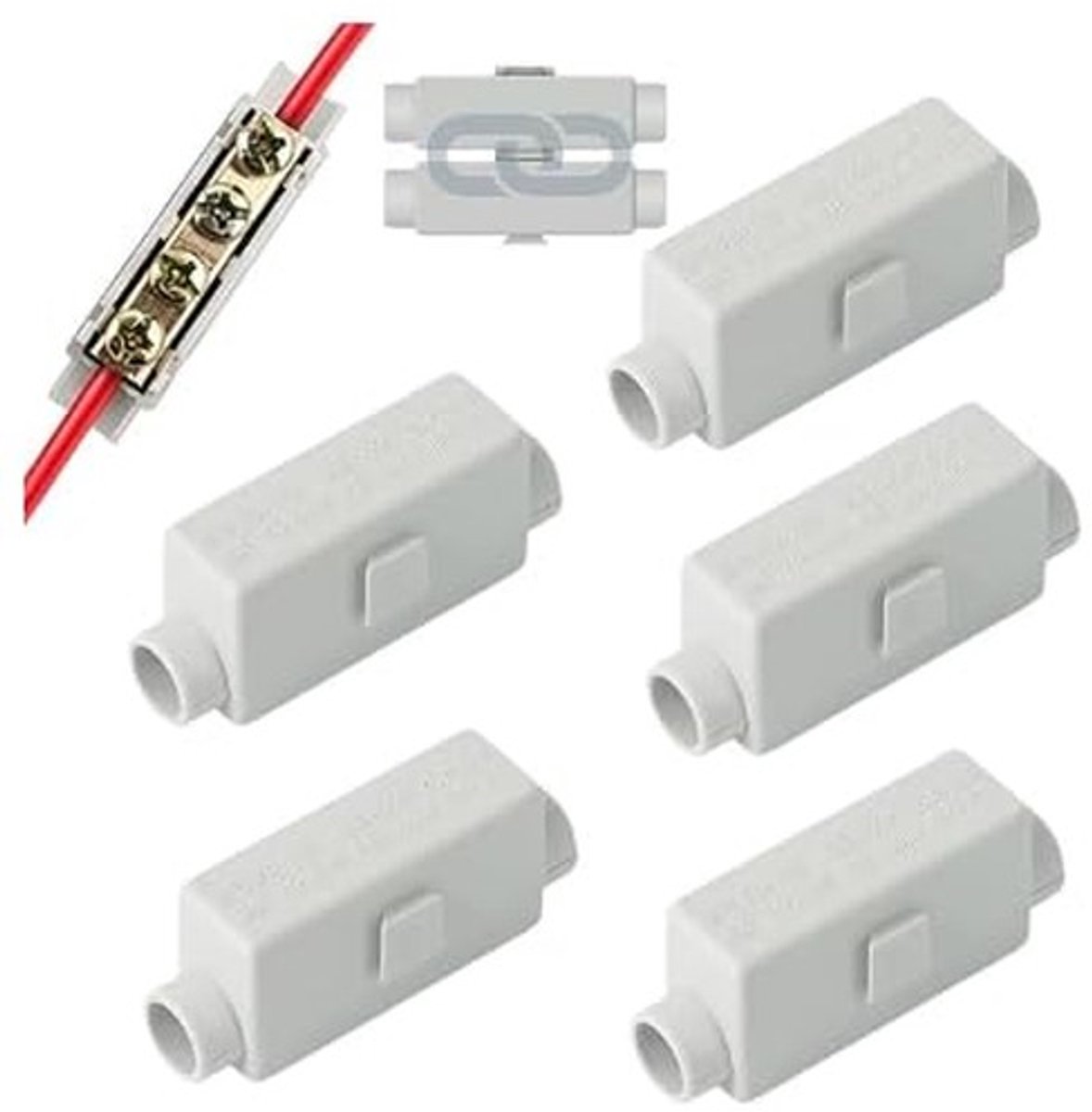 Aansluitklemmen - Set van 5 - 2,5-16 mm² 100 A 1000 V