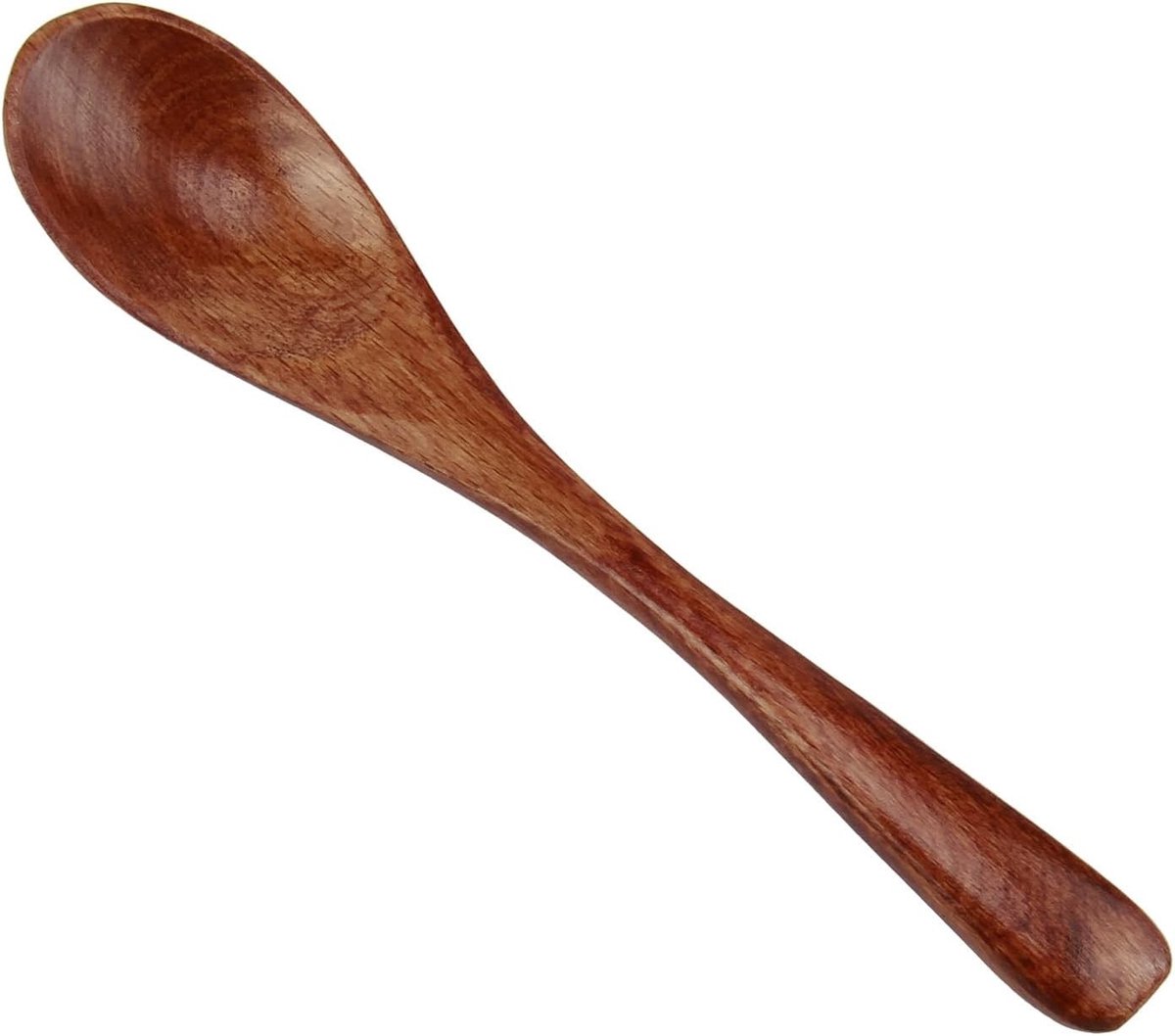 Kleine Houten Lepel voor Honing, Suiker en Thee - Duurzaam Keukengerei van 12-13 cm