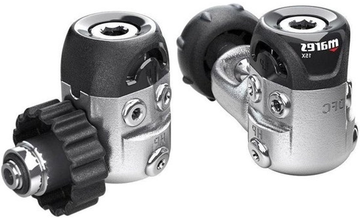 Regulator Set - Duikuitrusting - Duiken - Eerste Trap 15X - één maat - Zwart