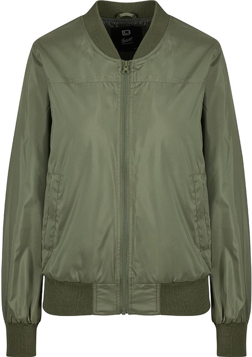 Brandit Jula Bomberjacket Dames Bomberjack - olijf - S