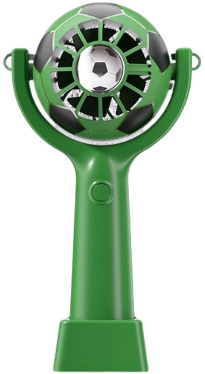 Draagbare handventilator - 360° draaibaar met sleutelkoord - Groen