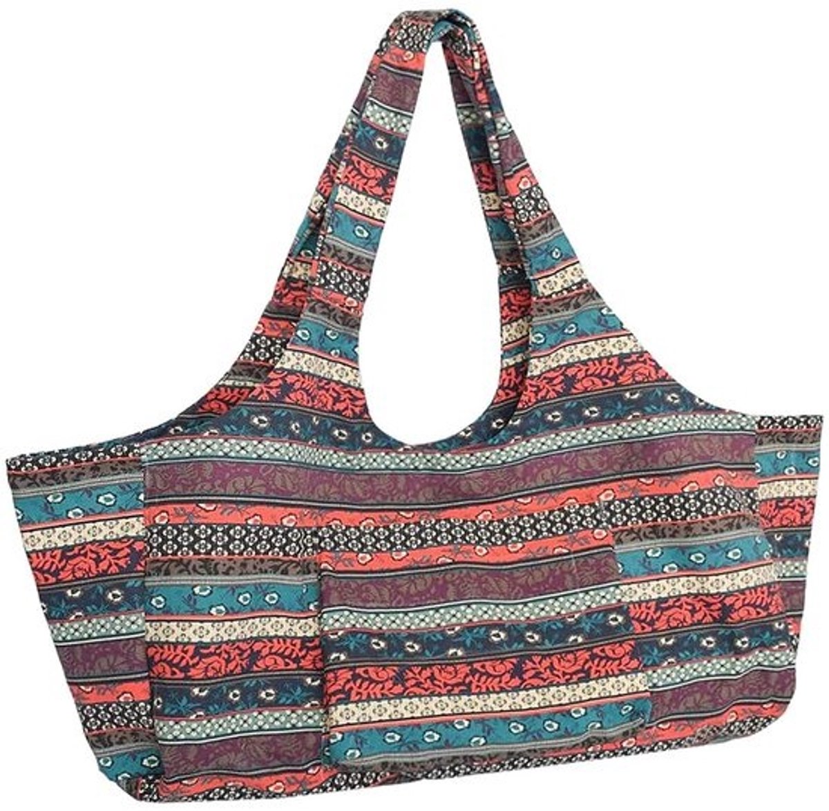 Dailygoody - Grote capaciteit yoga tas - Bohemian etnische stijl - Lichtgewicht canvas - Voor yogamat en accessoires - Perfect voor yoga en fitness - ...