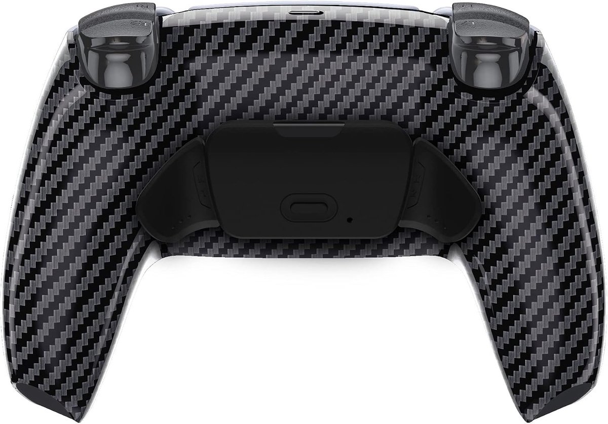 Remap Kit Carbon Look 2 Achterknoppen - Geschikt voor PS5 Controller BDM-010 en 020