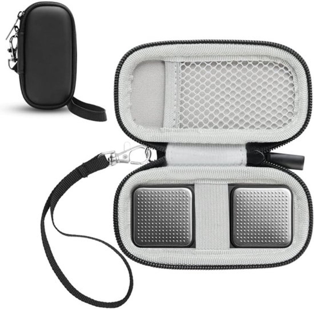 Duurzame Hard Travel Case voor Kardia Mobile ECG en EKG Monitor, Beschermende Opbergtas met Handriem en Schokbestendige Eigenschappen