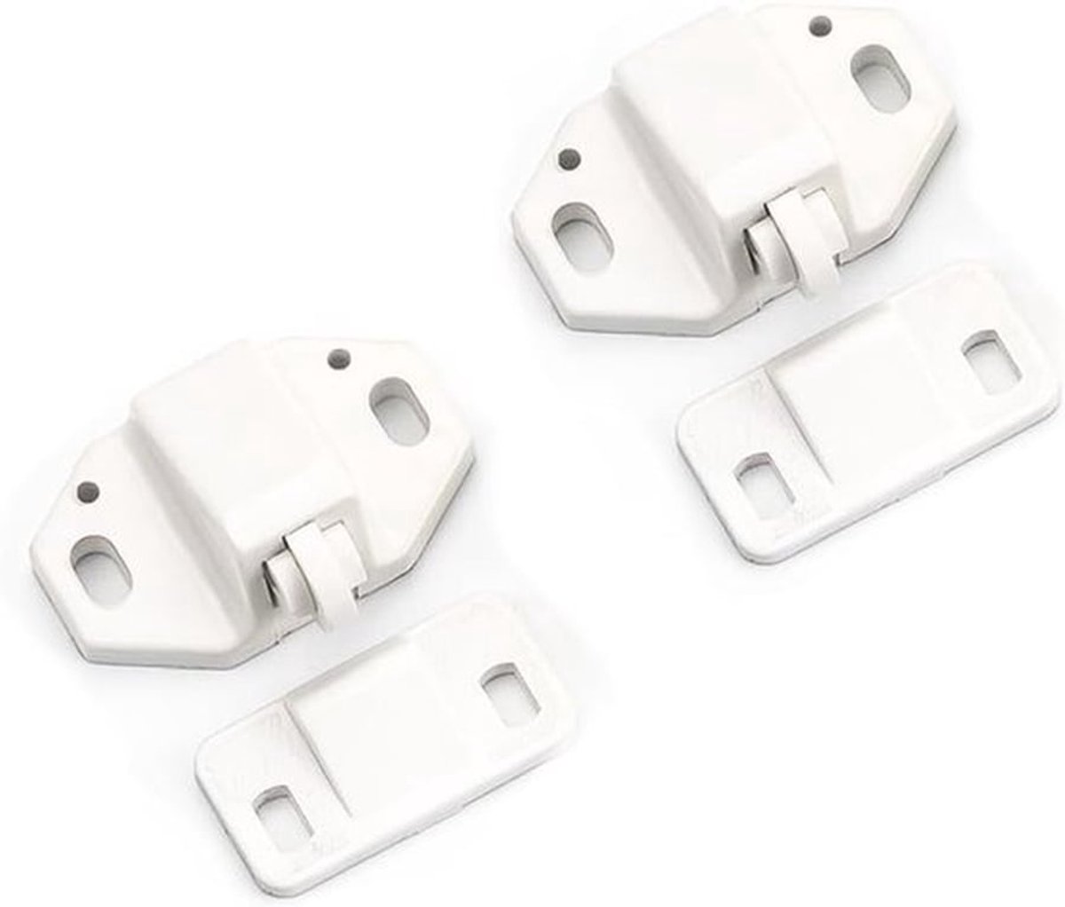 Sterke Plastic Deursloten - 2 Stuks Deurhouders voor Kasten, Caravans en Boten, Veiligheidsaccessoires voor Thuis en Reizen