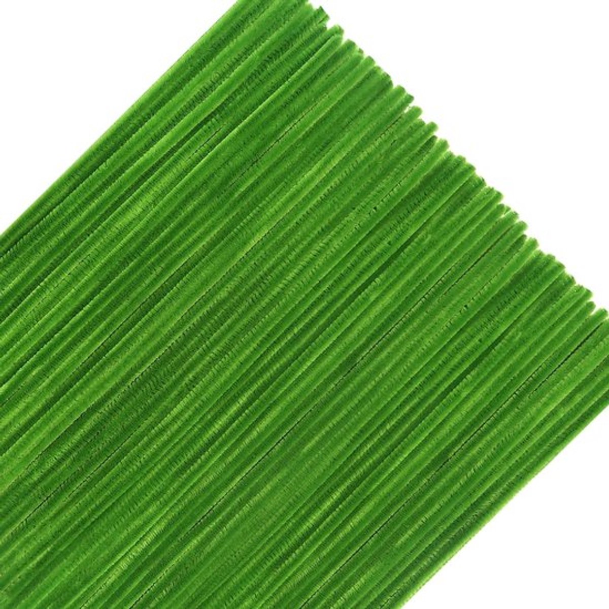 300 Stuks Chenille Pijpenragers Lichtgroen 30 cm voor Creatieve Knutselprojecten en DIY Decoraties