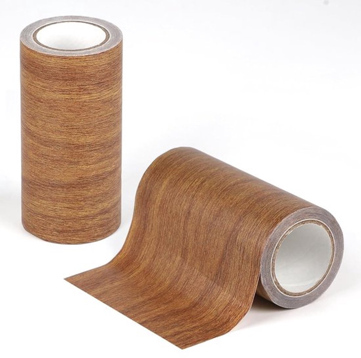 Houten Effect Reparatietape 15cm x 4.57m voor Vloeren, Muren en Meubels - Realistische Houtnerf (Bruin)