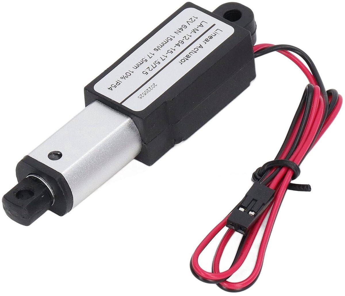 SnelShoppen - Elektrische Micro Lineaire Actuator Aluminium ABS Miniatuur DC Voeding Mini Beweegingsactuator 12V (17.5mm) voor Landbouwmachines