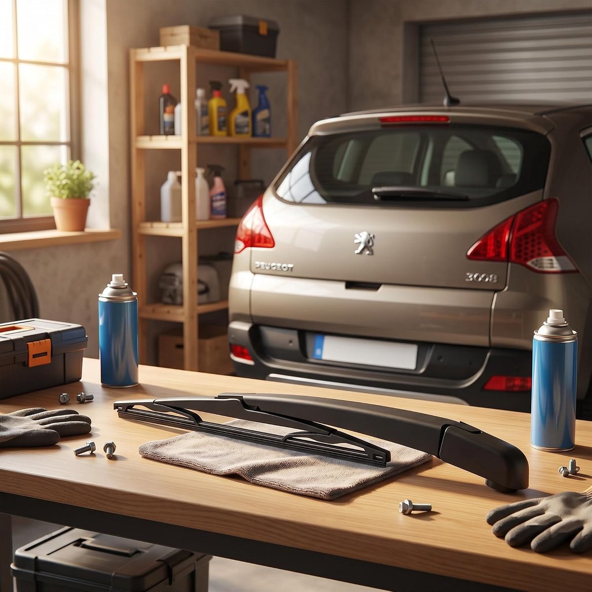 SnelShoppen - Achterruitenwisserset voor Peugeot 3008 5 Deurs Hatchback 2009-2016 - Duurzaam, weerbestendig, hoge efficiëntie