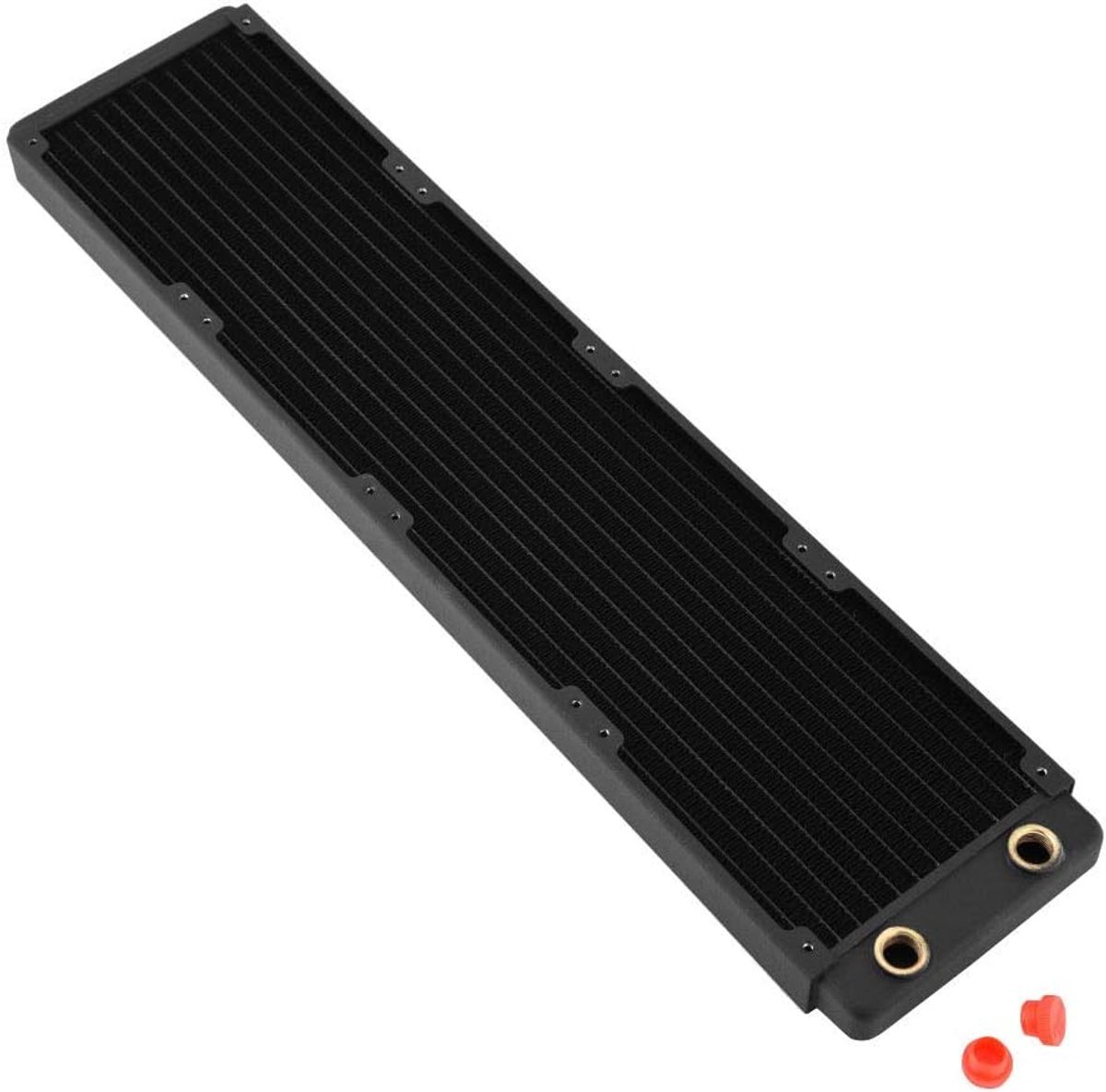 SnelShoppen - Aluminium Warmtewisselaar Radiator, Koper Radiator Koellichaam voor Computer Waterkoeling, 480mm, Hoogwaardige Warmteafvoer voor 3D Prin