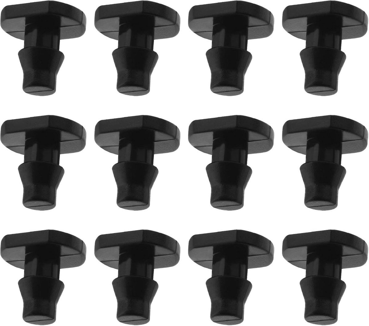 SnelShoppen - 100 Stuks 1/4 Inch Drip Irrigatie Eindstoppen Tuinslang Connectoren voor Tuin Irrigatie PE Pijpleiding Verbinding Groenbed Courtyard