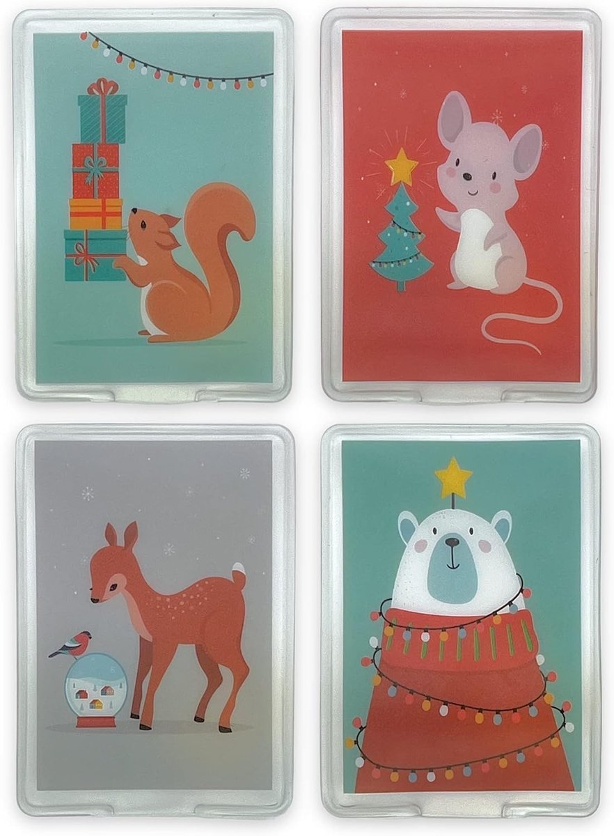 SnelShoppen - MIJOMA Handwarmers Pocketwarmers Set van 4 - Herbruikbare Vingerwarmers voor Koude Handen in de Winter - Perfect als Kerstcadeau en Gast