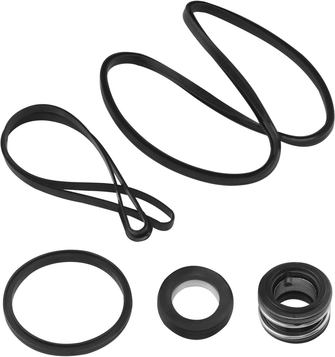 SnelShoppen - Poolpomp O-Ring Reparatieset - Hoogwaardige Rubber en Vezel Dichting - Voor Hayward Super Pump SP2600 SP1600 - Onderhoud en Leaks Stoppe