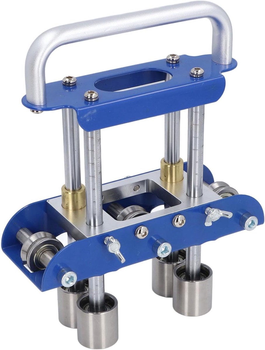 SnelShoppen - Drie-Station Rollenbuiger, Plaatmetaal Bead Roller, 0-90° Hoek Bending Tool voor Metaal Daken 13-130mm, Geschikt voor Staal, Aluminium,