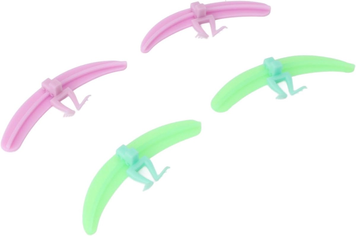 SnelShoppen - Eyelash Separator Set - Multifunctionele Make-up Tool voor Wimperisolatie - Silicone Basis, 2 Sets Wasbaar - Perfect voor Beginners en S