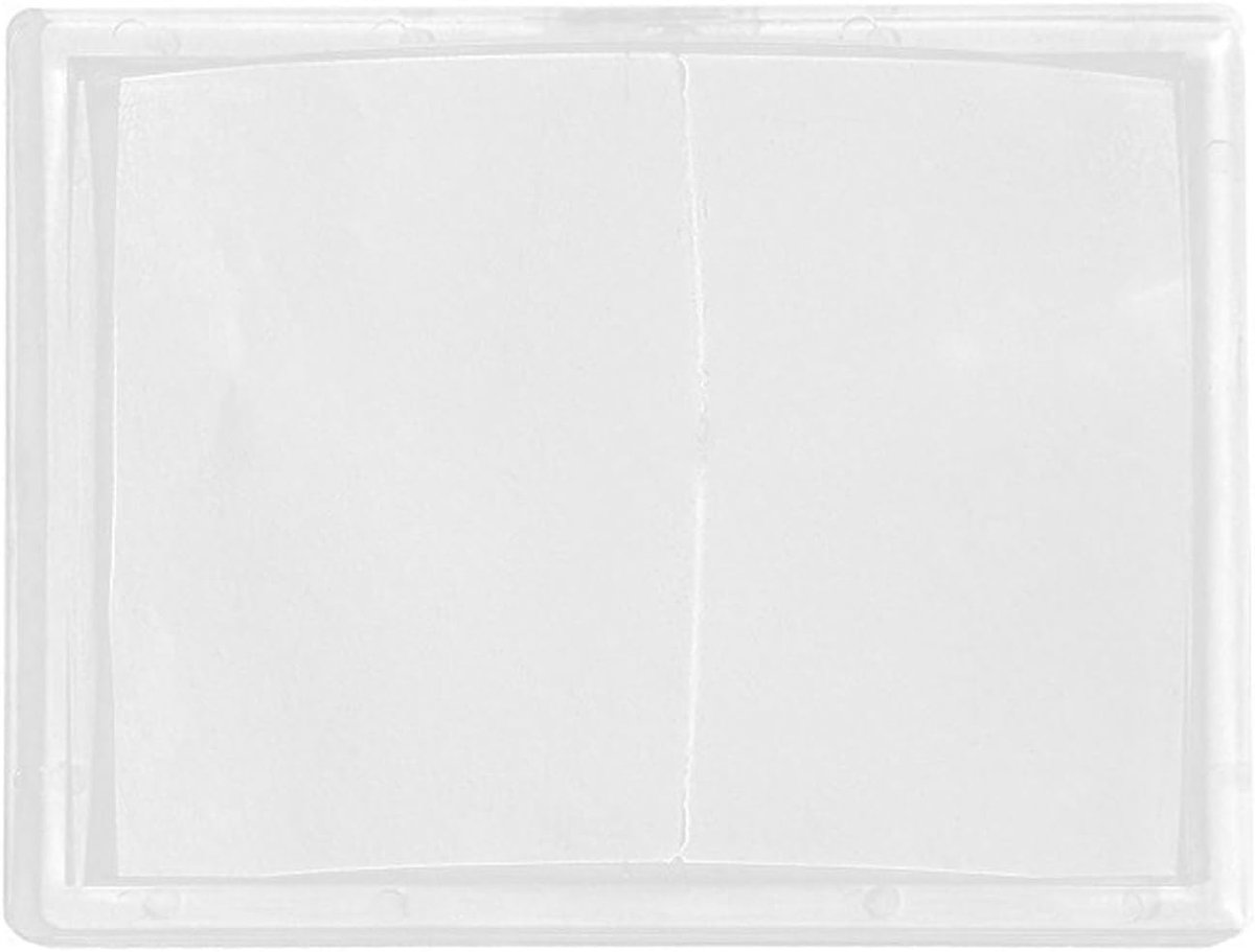 SnelShoppen - Lashelm Lens 2.00 Diopter Vergrootglas 3.54 x 4.25 Inch Vervangbare Laslens voor Lashelm, Multifunctioneel en Eenvoudig te Installeren