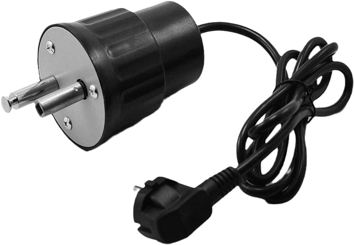 SnelShoppen - Grill Motor 220-240V voor Buiten Barbecue - Roestvrij Staal Rotisserie Motor met Energiezuinige Ontwerp - Laag Geluid en Laag Verbruik -