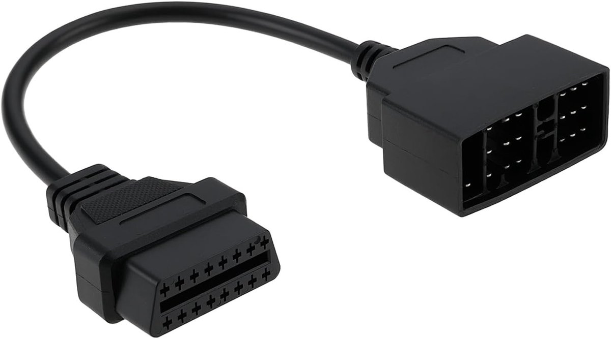 SnelShoppen - 22 Pin OBD1 naar 16 Pin OBD2 Converter Adapter Kabel voor Mazda, Toyota en Lexus - Diagnostische Scanner Kabelaansluiting