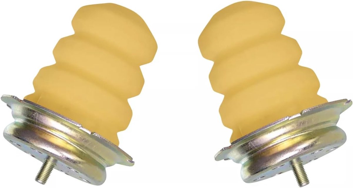 SnelShoppen - 2 x Veer Reisbegrenzer Rubber Lager Achter Stopbuffer Vervanging voor Jumper Ducato 250 Boxer 2006-2019 - OEM 516688 1351266080