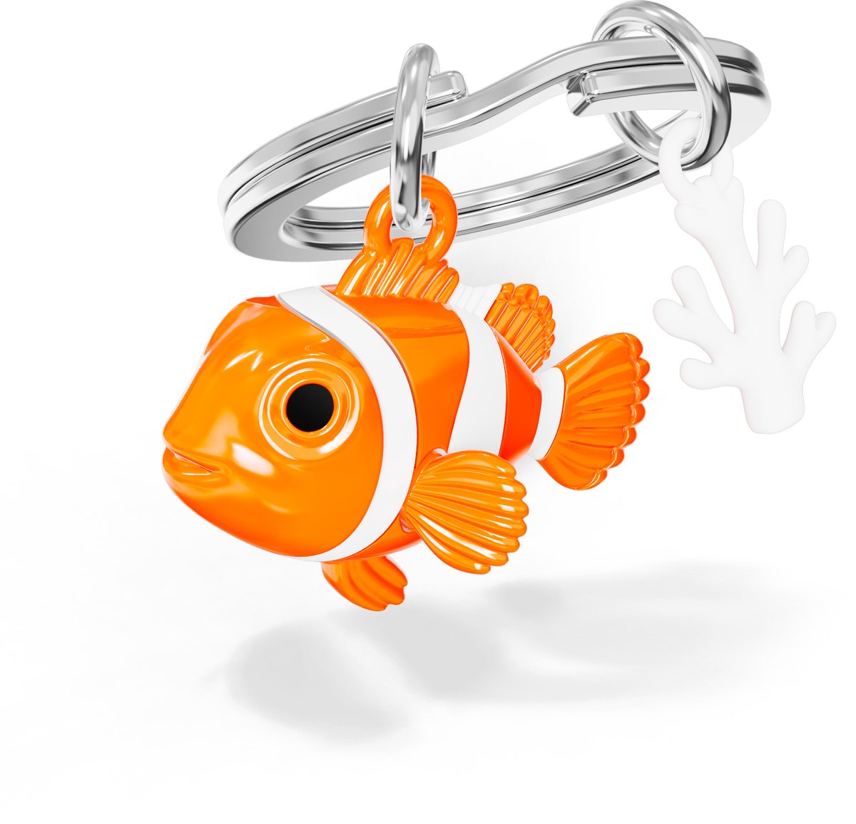 Metalmorphose® Sleutelhanger Clownfish – Metalen Clownvis – Animal Wildlife Collection – Cadeau