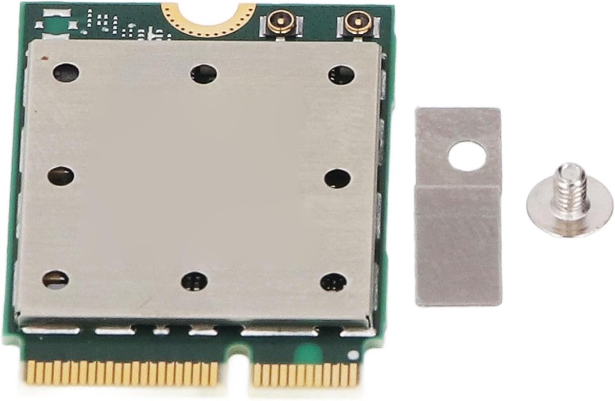 SnelShoppen - Wireless Netwerkkaart Module QCNCM865, 2.4G 5G 6GHz Drievoudige Band M.2, Bluetooth 5.3, WiFi7 tot 5.8Gbps, Draadloze Adapter voor Gamin