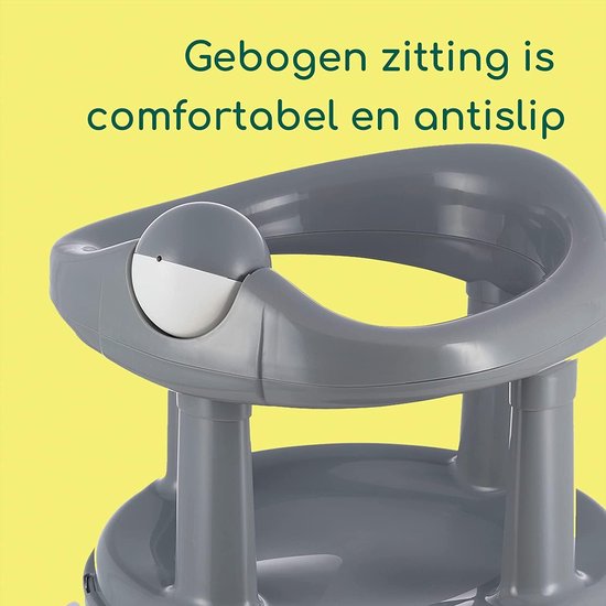 Draaibaar Badzitje, Badzitje, Ergonomisch, 6 maanden tot 12 maanden, Max. 10 kg, Grey van Munchkin — afbeelding 2