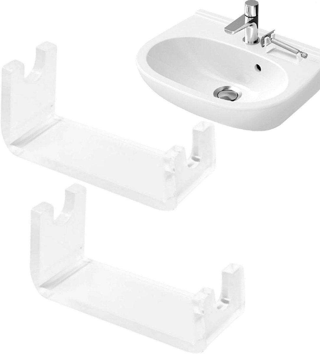 Scheerstandaard Heren - Scheerondersteuning Acryl - Badkamer Organiseren - Ruimtebesparende Houder - 11 x 5 x 4 cm - Transparant
