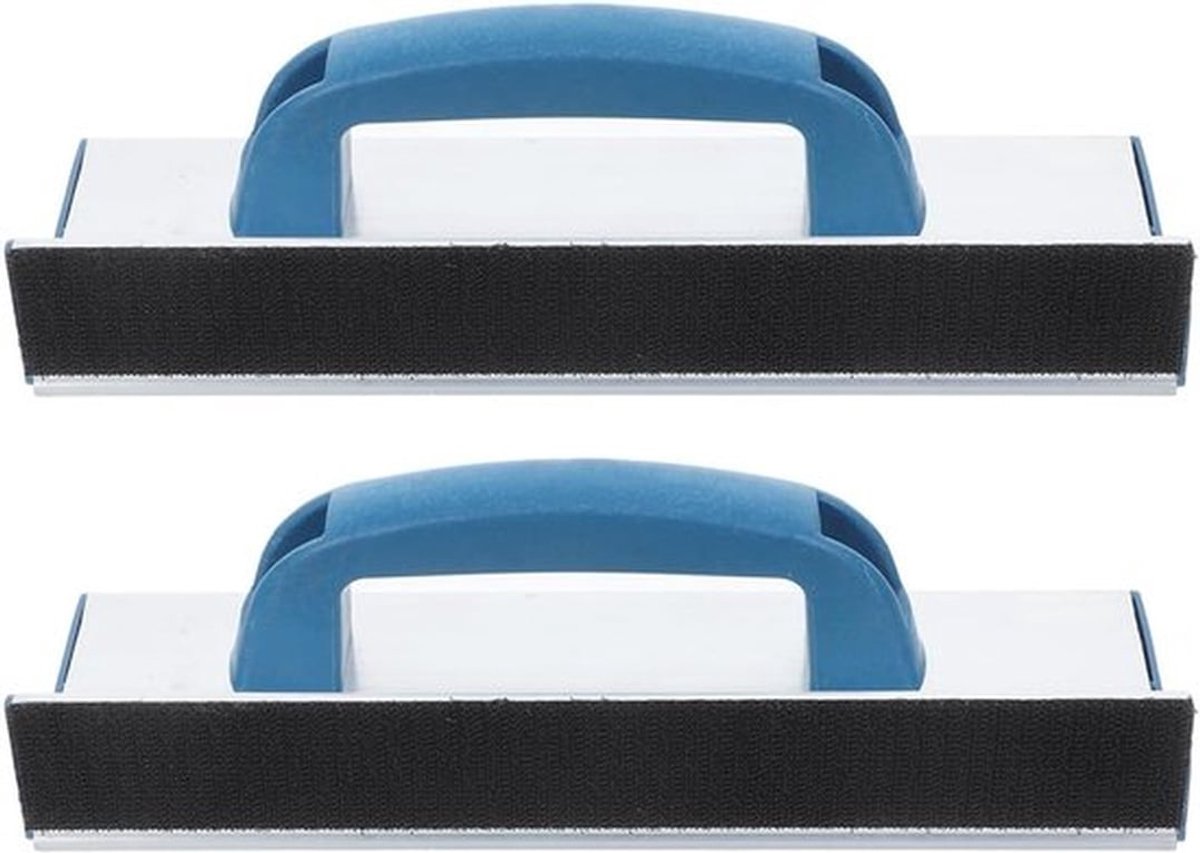 Hoekschuurmachine met zelfklevende schuurpads, 2 schuurtools, handvat en schuurpapierhouder voor decorateurs en doe-het-zelvers