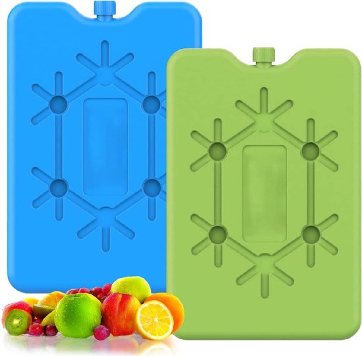 Herbruikbare koelelementen voor koelers en koelboxen, ultra-dunne en grote koelpacks voor optimale koeling, ideaal voor koelers en picknicks