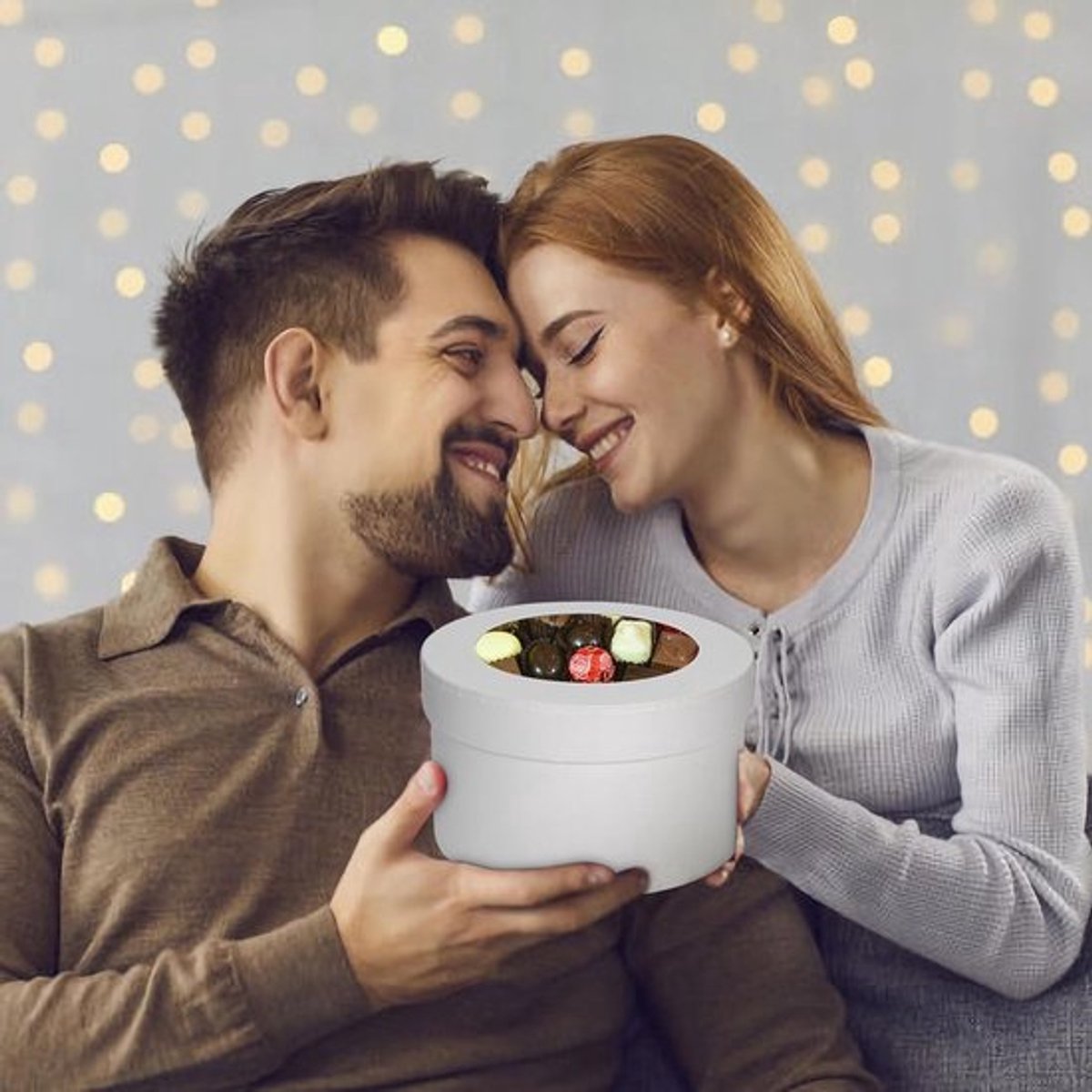 Set van 4 Ronde Cadeau Dozen met Doorzichtige Deksel, Witte Bloemendozen in Diverse Maten, Perfect voor Bloemen en Cadeaus