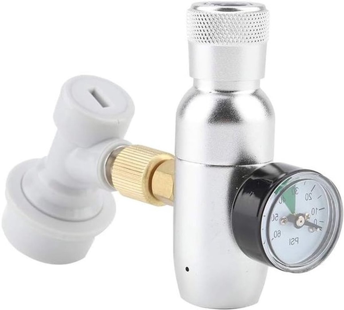 CO2 Drukregelaar voor Bier en Dranken, 0-150 psi Controleventiel voor Perfecte Carbonatie