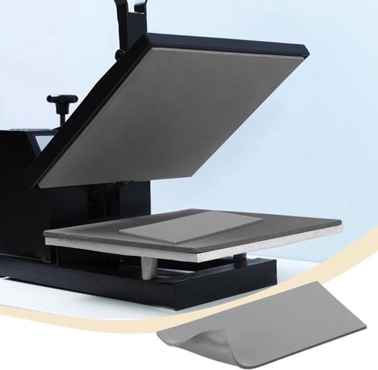 3 Stuks Siliconen Warmte Persmat, 19.8x10x0.3cm Dubbelzijdige Persmat voor Vinyl en HTV, Ideaal voor Transfer en Creatief Werk — afbeelding 4
