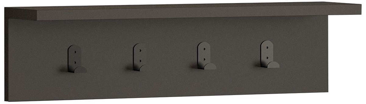 Asir - Wandplank - Antraciet - 60 x 16,3 x 14,5 cm