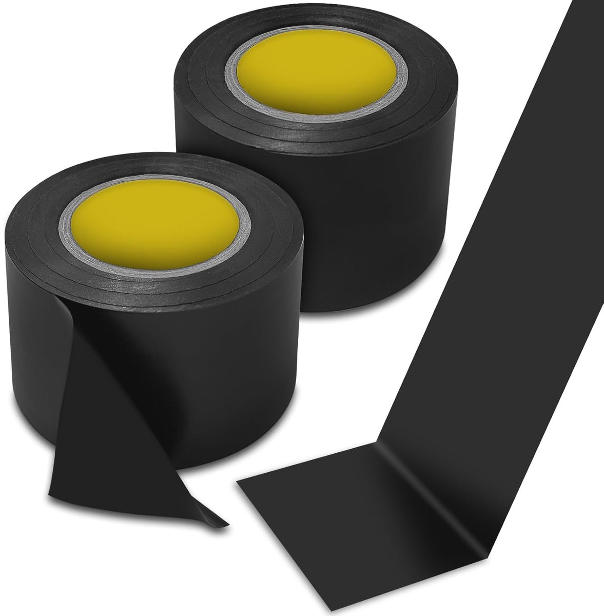 Isolatietape 50mmx20m - Zwart - Afdichtingstape - Voor het beschermen van kabels - ShopVlot