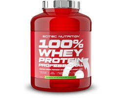 Scitec Nutrition ® - 100% Whey Protein Professional (1816 gram - Pistachio/White Chocolate) - Pistache/Witte chocolade - 60 eiwitshakes - Premium proteine poeder met leucine, glutamine, arginine, taurine, papaïne en bromelaïne