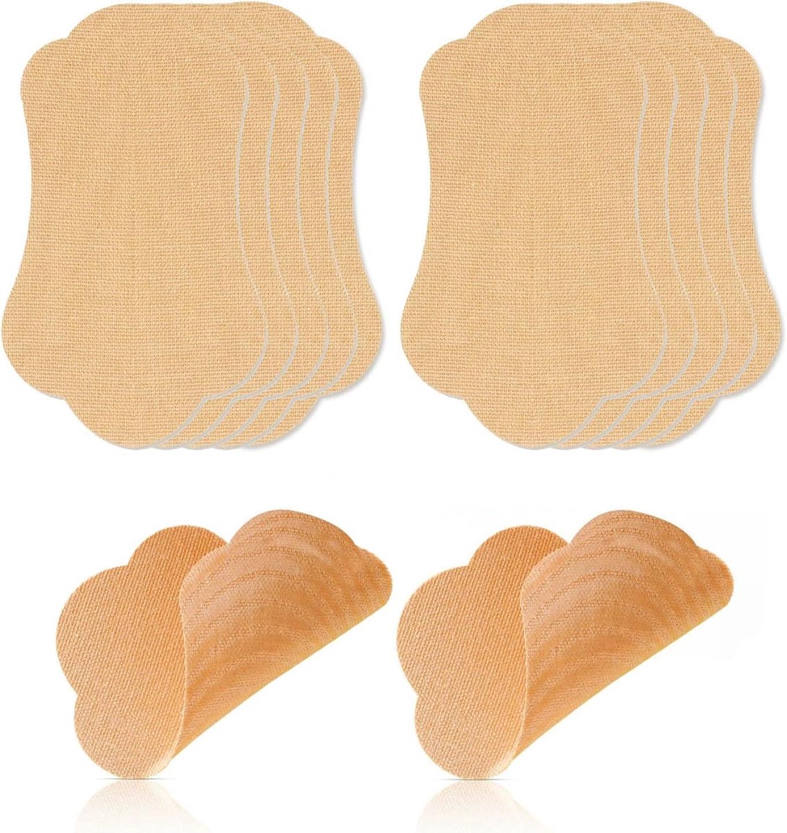 Okselpads Zelfklevend - Zweetpads Wegwerp - Kleding Beschermen - Sterk Absorberend - 28 stuks - Beige