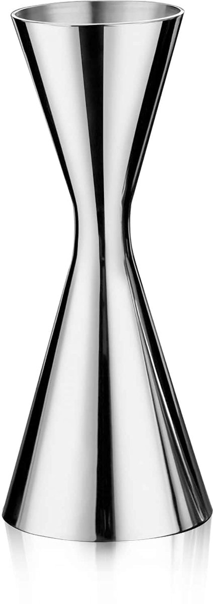 SnelShoppen - Cocktailjigger voor barkeeper, dubbele jigger Japanse stijl 30/60 ml, maatbeker van 304 roestvrij staal, bar tool voor feesten en thuisg