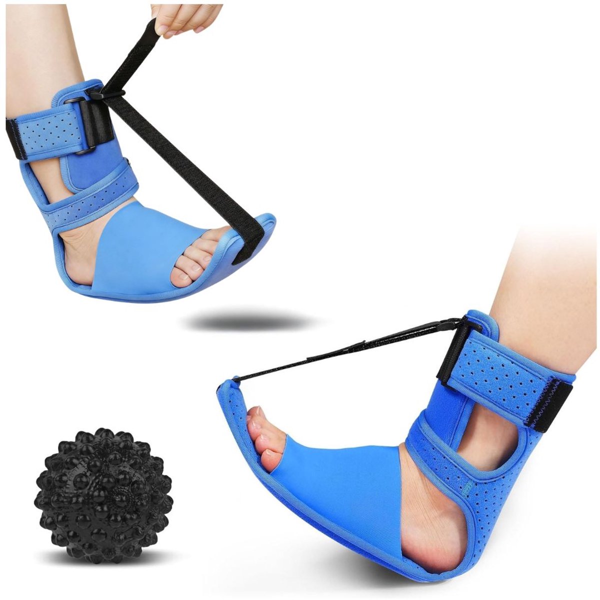 Zavio® Nachtspalk Hielspoor - Zooltjes Brace - Blauw