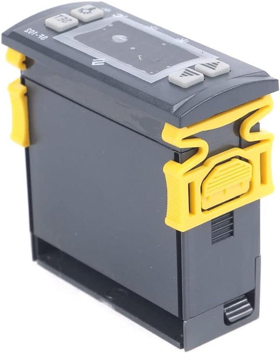 Digitale Temperatuurregelaar - Thermostaat Monitor - Aquarium Temperatuur Beheer - Dubbele Temperatuur Sensor - 7.7 cm - Zwart