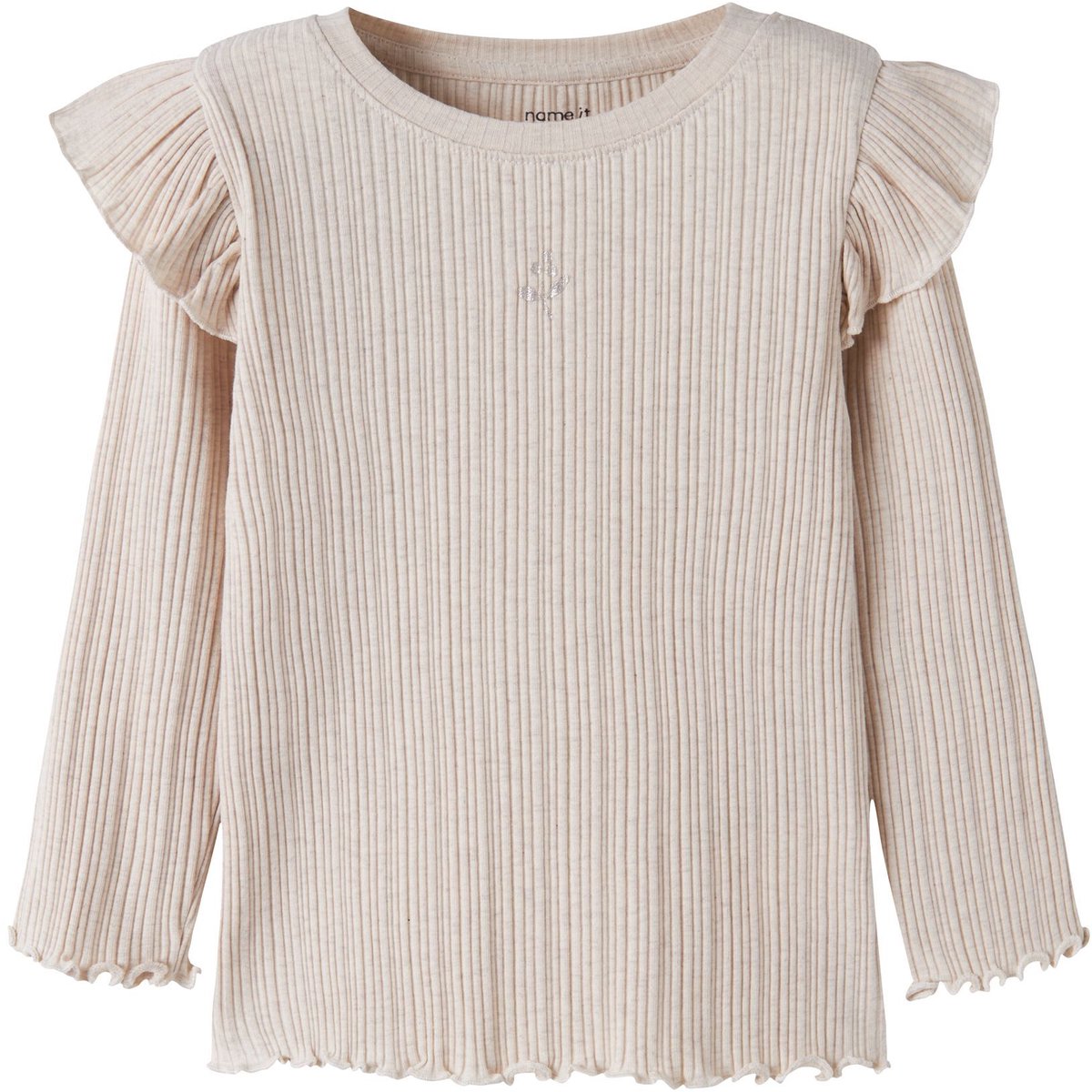 Name it Top met lange mouwen Glitterprint