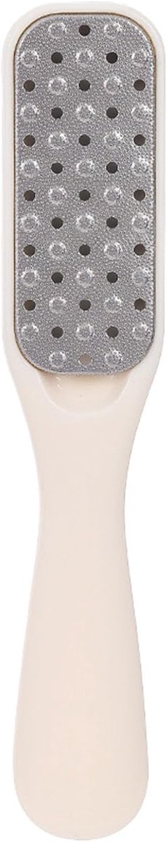 Pedicurevijl Voetrasp - Voetverzorging Vijl - Eelt Verwijderen - Ergonomische Grip - 17.9 cm - Grijs