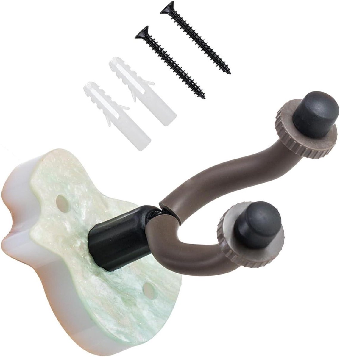 Gitaarwandhouder - Gitaarhanger Haken - Instrument Presenteren - Roestbestendig ABS - Universele Maat - Zwart
